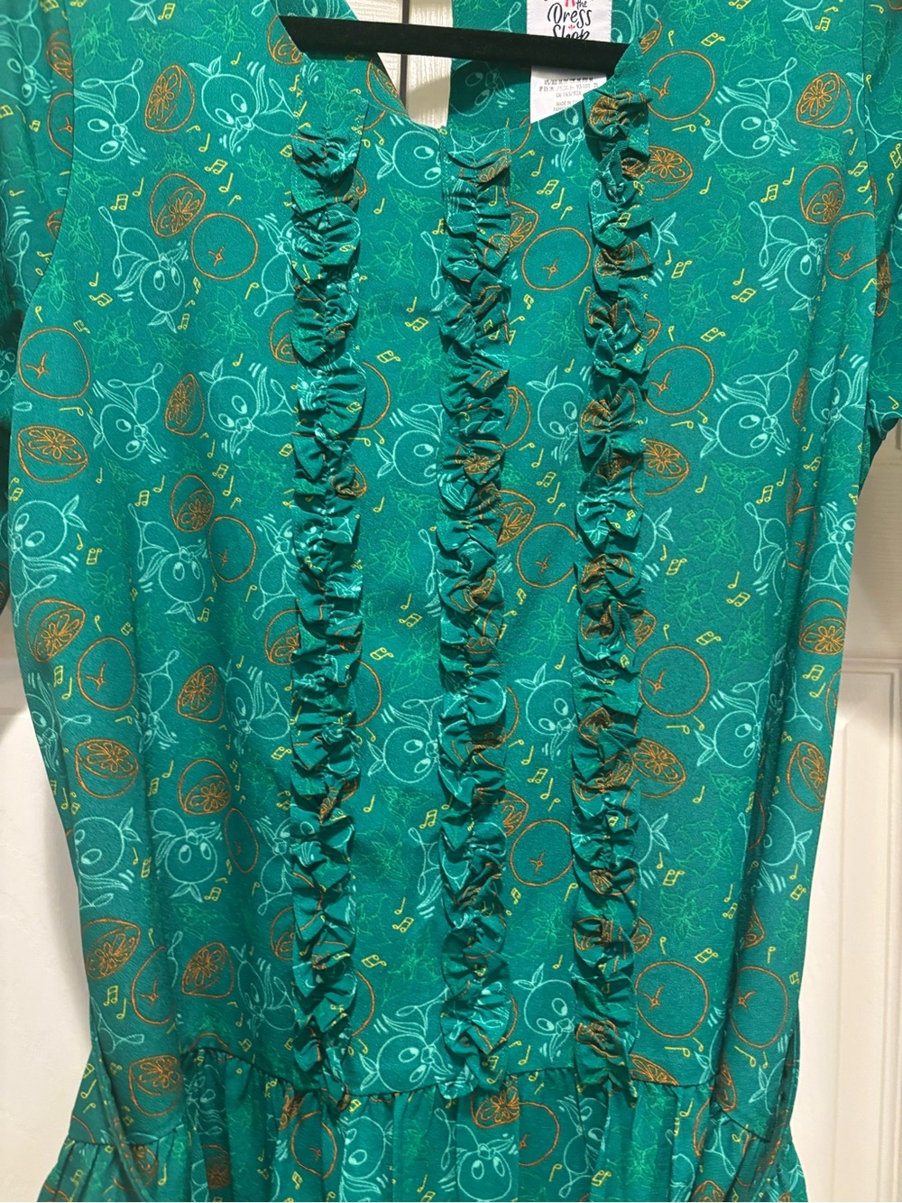 Orange Bird Dress - Picture 2 of 5